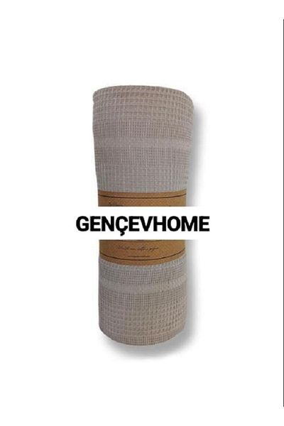 GENÇEV HOME COLLECTİONS Beige Puru Simple Double Pique - 200x250 Cm