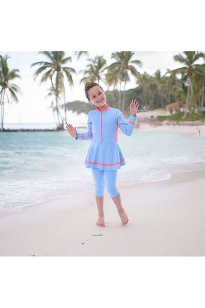 Rs Ramuni Hijab Swimsuit - Girl's Tights Dress
