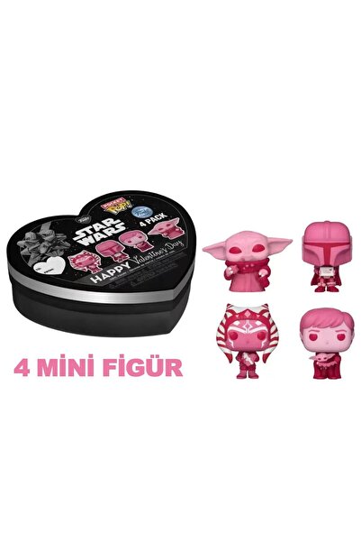 Funko 4-pack Pocket Pop Disney Star Wars - The Mandalorian Happy Valentine's Day Box