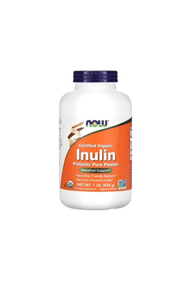 Now Foods Certified Organic inulin Pure Powder 1 Lb 454 gr Usa Vers234