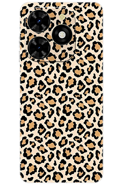 TECNO Spark 20 (KJ5) Uyumlu Kılıf Desen Baskılı Silikon Leopar Desen STK:743 ...