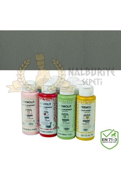 Permolit Multi-surface Akrilik Hobi Boyası Irmak Yeşili 120 Ml.