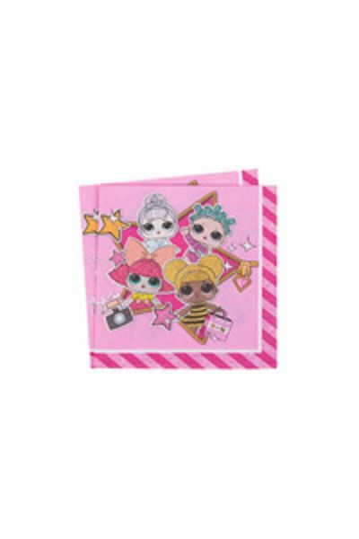 eğlencemarketi Pink Lol Baby Printed Χαρτοπετσέτα 20 Τεμαχίων