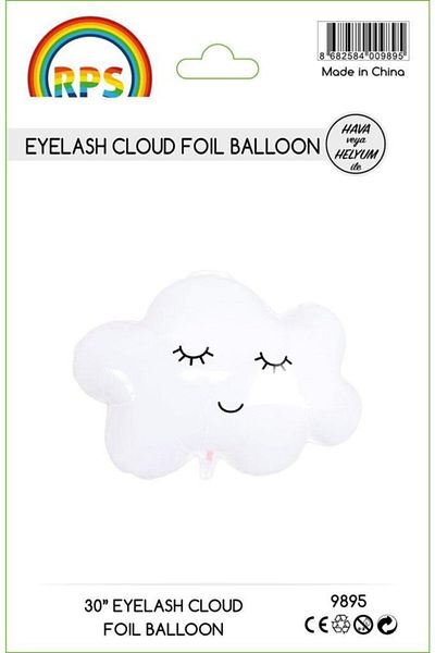 eğlencemarketi Eyelash Cloud 9895 Foil Balloon 75 Cm