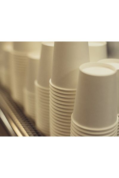 maycup 7 Oz Paper Cup White 100 Pieces