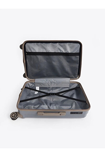 LC Waikiki Lcw Accessories Silver Silvery Lock Detailed Small Size Suitcase