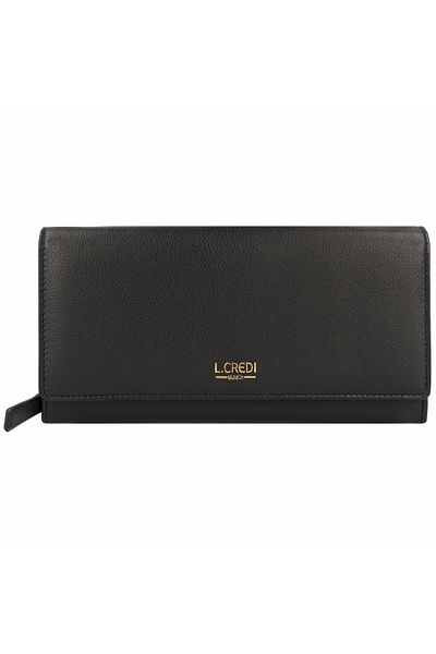 L.CREDI Evelyn wallet leather 20 cm