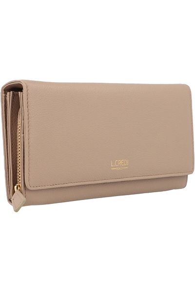 L.CREDI Evelyn wallet leather 20 cm