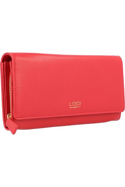 L.CREDI Evelyn Geldbörse Leder 20 cm