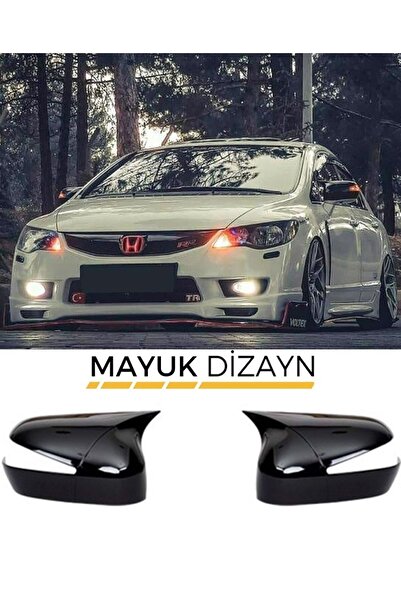 Mayuk Dizayn Honda Civic Fd6 (2006-2011) Uyumlu Batman Yarasa Ayna Kapağı Ve ...