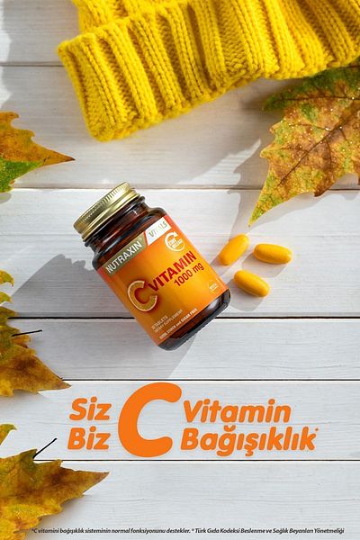Nutraxin Vitamin C 1000 Mg - 30 Tablets Storage with Time Release