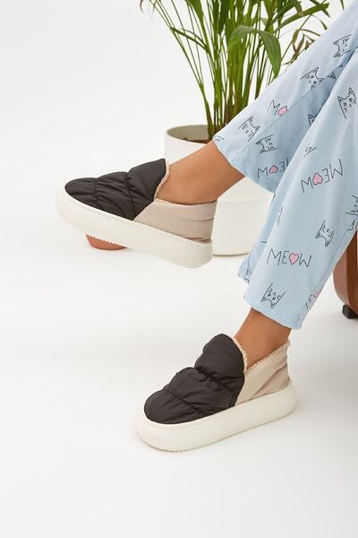 Moda Devrin Mdpp Black Glory Winter Home Pantofi Cizme Parașute