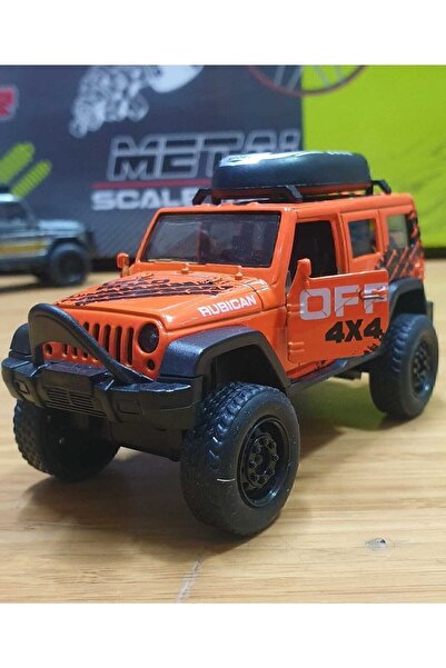 Hepsilazım Oyuncak Jip G63 Model Metal Araba Off Road 4x4 Çek Bırak Jeep Wrangler Rubicon 13cm