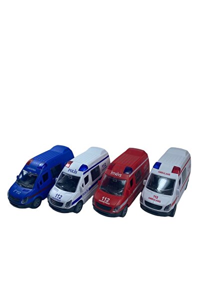 Hepsilazım Ambulans Polis Jandarma Ve İtfaiye Araçları 4'lü Set Kapıları Açıl...
