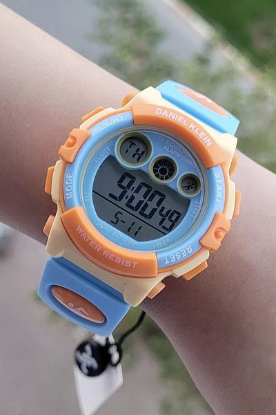 Daniel Klein Multicolored Children's 5 ATM Wristwatch with 6 Different Lights