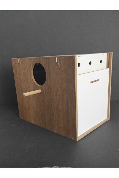 cotanakkafes Büyük Boy Sultan Yuvalığı Folluklu Yuvalık 29x22x19 Çift Açılır Mdf Yuvalık