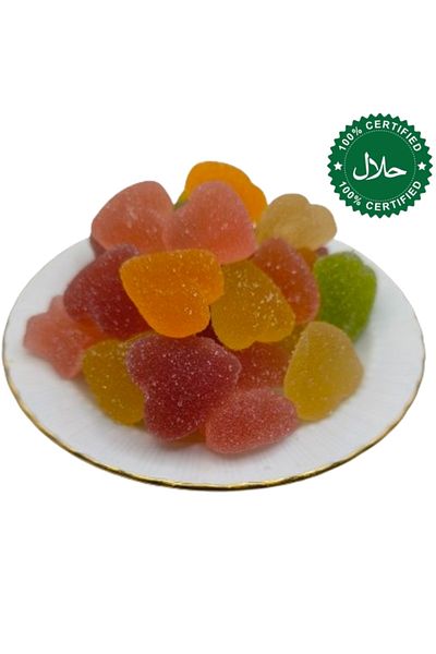 Bakkal Hasan 1 kg Heart Jelly Fruit - Bakkal Hasan