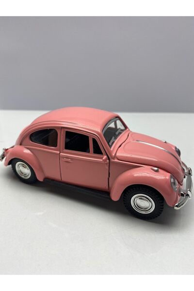 Hepsilazım Diecast Metal Oyuncak Araba 12 CM Volkswagen Vosvos Kaput Ön Kapılar Açılır Çek Bırak Model Araç