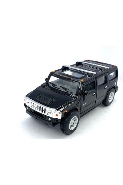 Kinsmart 2008 هامر H2 Suv - سحب قطرة 5 بوصة. سيارة موديل مرخصة، لعبة سيارة 1:40