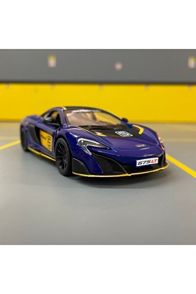 Kinsmart Mclaren 675lt 1/36 Ölçek Diecast Metal Model Araba Çek Bırak Araba Oyuncak Araba