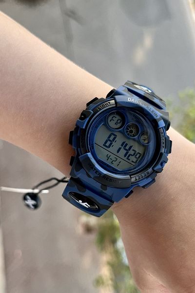 Daniel Klein Navy Blue Color 4 Different Lights 5 ATM Children's Wristwatch