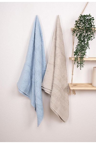 Baveno 70x140 cm Σετ Πετσέτες Μπάνιου Baveno - 100% Βαμβάκι Διπλό