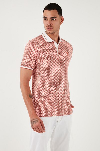 U.S. Polo Assn. Pánske polo tričko U.S. Polo s výstrihom – bavlna, Regular Fit G081SZ0111825195