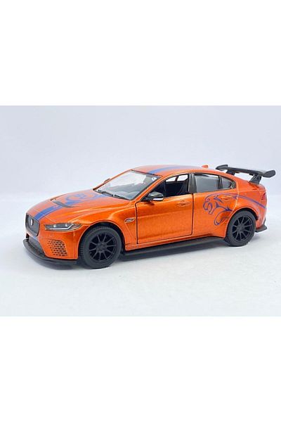 Kinsmart لعبة سيارة جاكوار Xe Sv Project 8 (برتقالي منقوش).