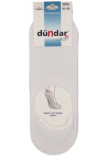 Dündar Çorap PLUS ΑΝΔΡΙΚΟ ΧΤΕΝΙΣΜΕΝΟ ΒΑΜΒΑΚΙ ΜΠΑΛΑΝΤΕΣ ΛΕΥΚΟ 12 ΤΕΜΑΧΙΑ