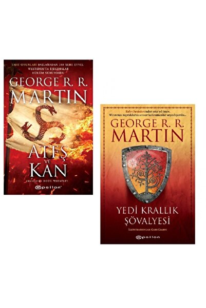 Epsilon Yayınevi Ateş Ve Kan, Yedi Krallık Şövalyesi 2 Kitap Set