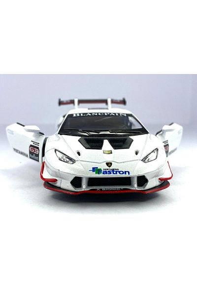 Kinsmart لامبورغيني هوراكان Lp620 - 2 سوبر تروفيو سحب قطرة 5 بوصة. سيارة موديل مرخصة، لعبة سيارة 1:36