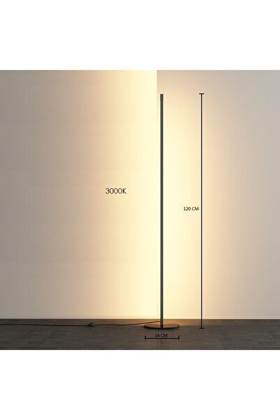 ÖZER LİGHT Dekoratif Köşe Premium Led Lambader 3000k Gün Işığı Ayaklı Led Işık Lambader