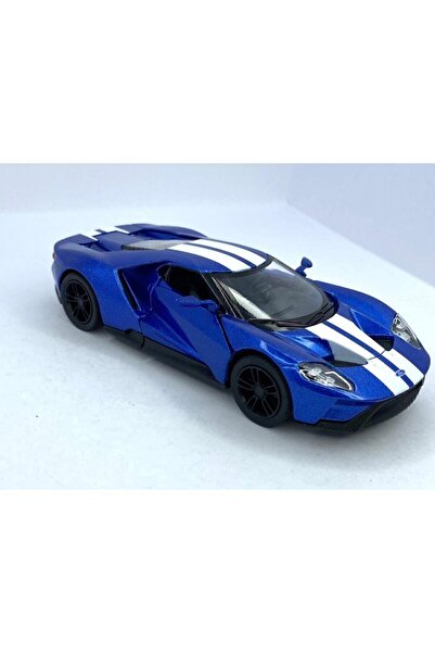 Kinsmart 2017 Ford Gt (şeritli) Çek Bırak 5inch. Lisanslı Model Araba, Oyuncak Araba 1:38
