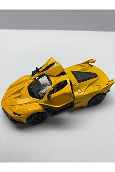 Hepsilazım Oyuncak Araba Ferrari Sesli Işıklı Ön Kapılar Açılır Ferrari Çek Bırak Oyuncak Araba