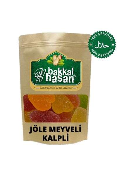 Bakkal Hasan Jelly Fruit Heart 4 kg - Bakkal Hasan