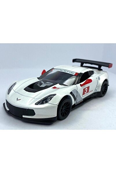 Kinsmart 2016 Corvette C7.r Çek Bırak 5inch. Lisanslı Model Araba , Oyuncak Araba 1:36