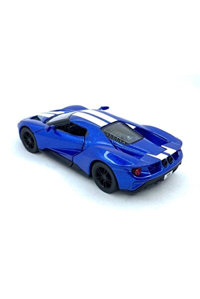 Kinsmart 2017 Ford Gt (şeritli) Çek Bırak 5inch. Lisanslı Model Araba, Oyuncak Araba 1:38