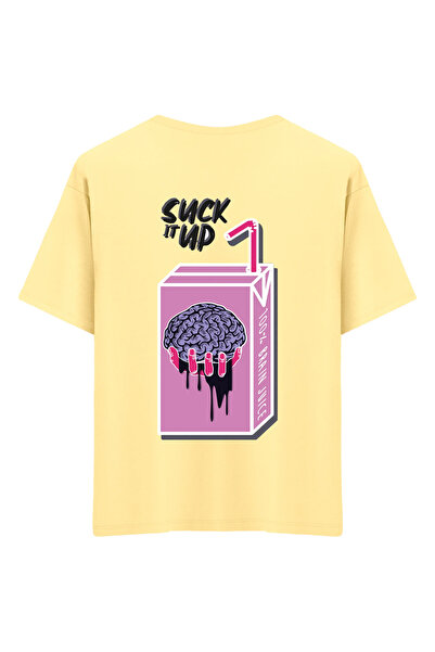 Mounte Bianca Unisex Suckitup - Oversize kroj T-shirt