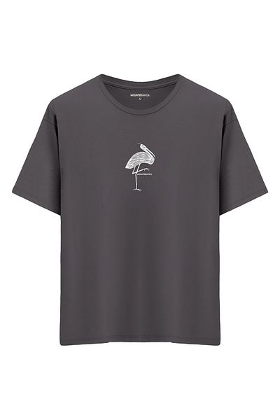 Mounte Bianca Unisex Stork - Μπλουζάκι Oversize