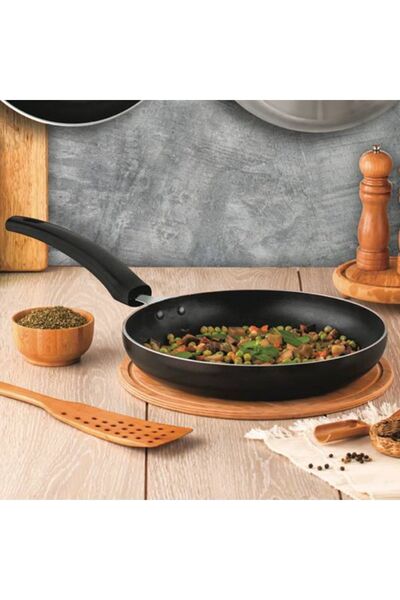Evren 28 Cm Maestro Maxi - Horeca Non-Stick Frying Pan (Bakalit Handle)