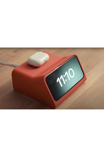 Gadget Gurme iPhone 15 Pro için Yatay Stand Beyaz