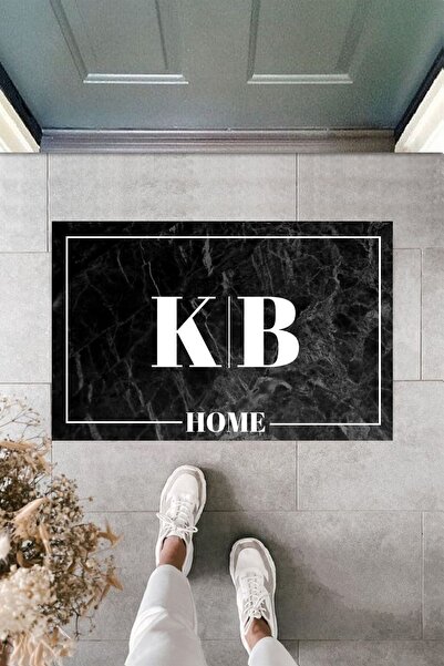 Dormot Home Modern Dijital Baskı - Kişiye Özel Tasarım Paspas - Çeyiz Kapı Ön...