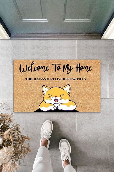 Dormot Home Decorative Modern Digital Printing - Welcome Custom Design Indoor And Outdoor Doormat