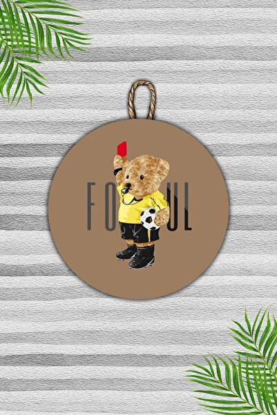 Dormot Home Μοντέρνο Καφέ Ξύλινο Στολίδι Πόρτας - Εξωτερική Πόρτα Τέντας Αρκο...