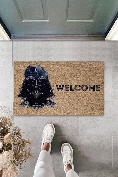 Dormot Home Μοντέρνα ψηφιακή εκτύπωση - Καφέ Darth Vader - Πατάκι μπροστινής ...