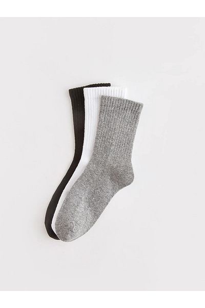 LC Waikiki Lcw Kids Mixed Color Basic Boy Socks 3-Piece