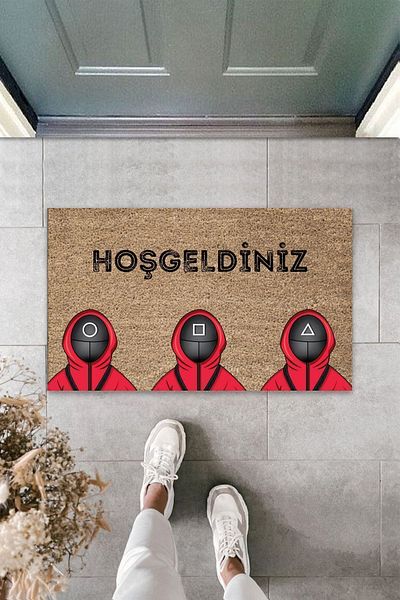 Dormot Home Modern Digital Print - Squid Game Welcome - Humor Doormat 70x45cm
