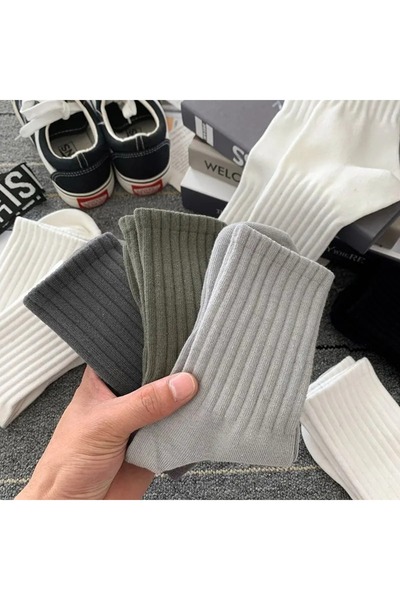 çorapmanya Χειμερινές ανδρικές κάλτσες - 5 ζευγάρια απρόσκοπτη ελαστική αντιολισθητική οικονομική πετσέτα