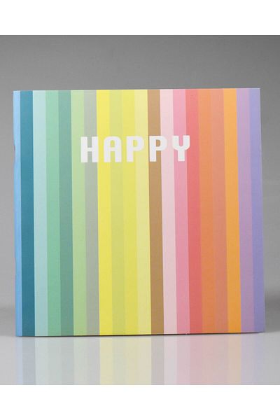 4nio Happy Striped Square Notebook