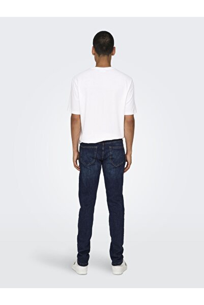 Only & Sons Джинси Loom Slim D. Сині довгі шкарпетки